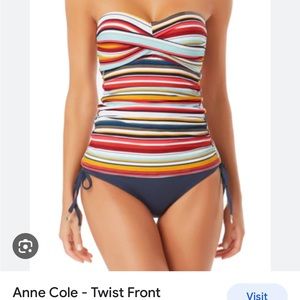 Anne Cole Bandeau style size LARGE women’s swimsuit. Sorry, no bottom in…